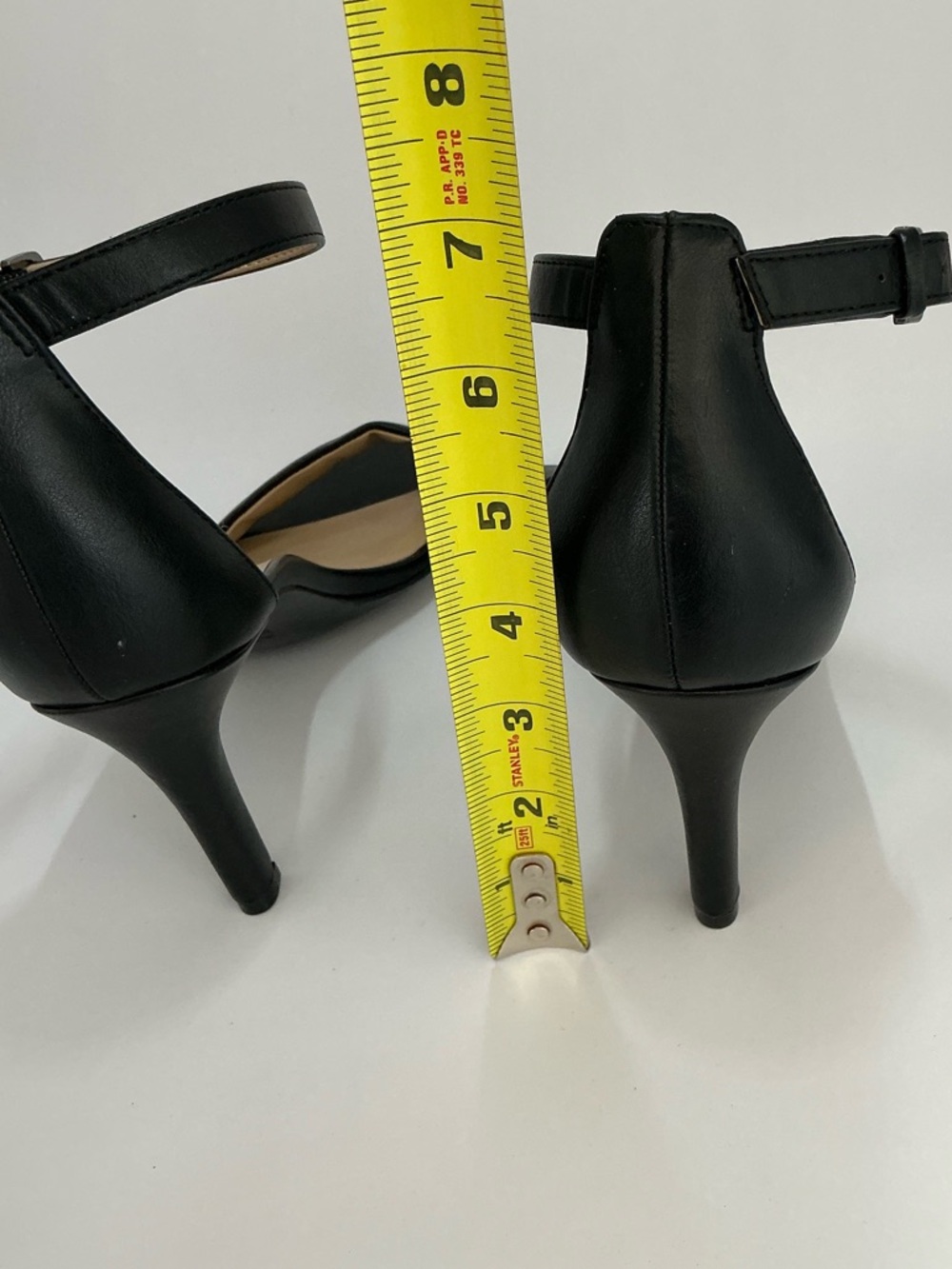Naturalizer Black Ankle Strap Heels Size 9 Comfort Flex Sandals - Picture 8 of 11